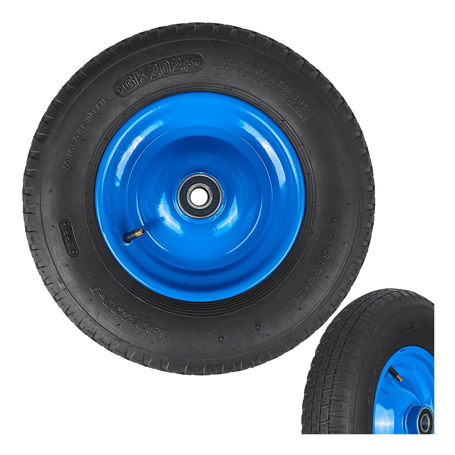 Koleso na fúrik 4.00-8/6PR 20mm Geko