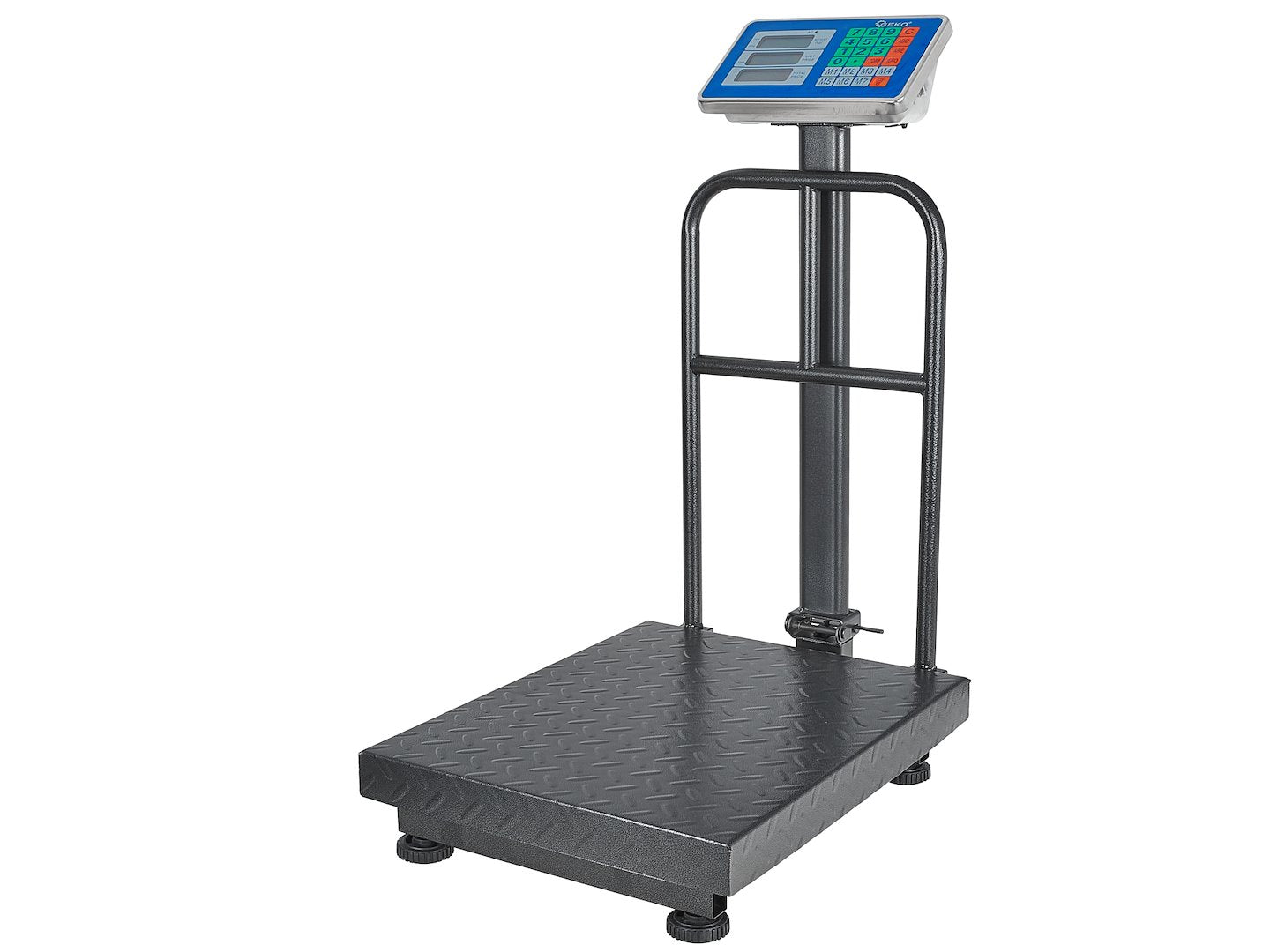 Digitálna plošinová váha s LCD displejom, obchodná, 300kg, Geko