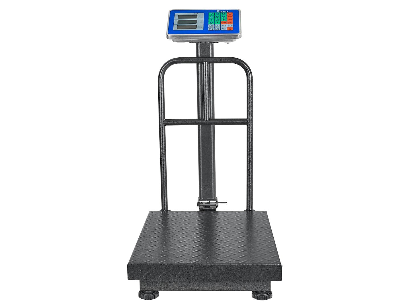 Digitálna plošinová váha s LCD displejom, obchodná, 300kg, Geko