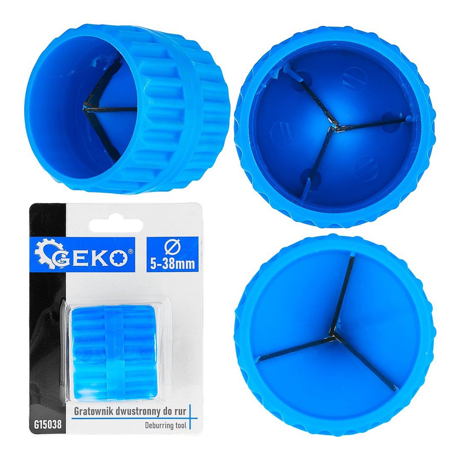 Odhrotovač na rúry obojstranný 5 - 38mm, Geko