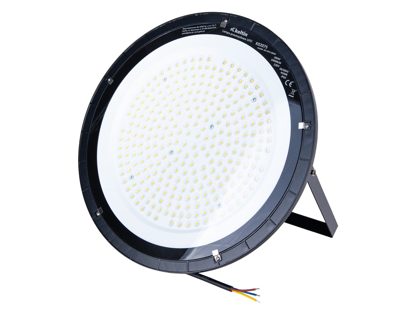 Priemyselná LED lampa Highbay 200W, 24000lm, 4500K, IP65, Keltin