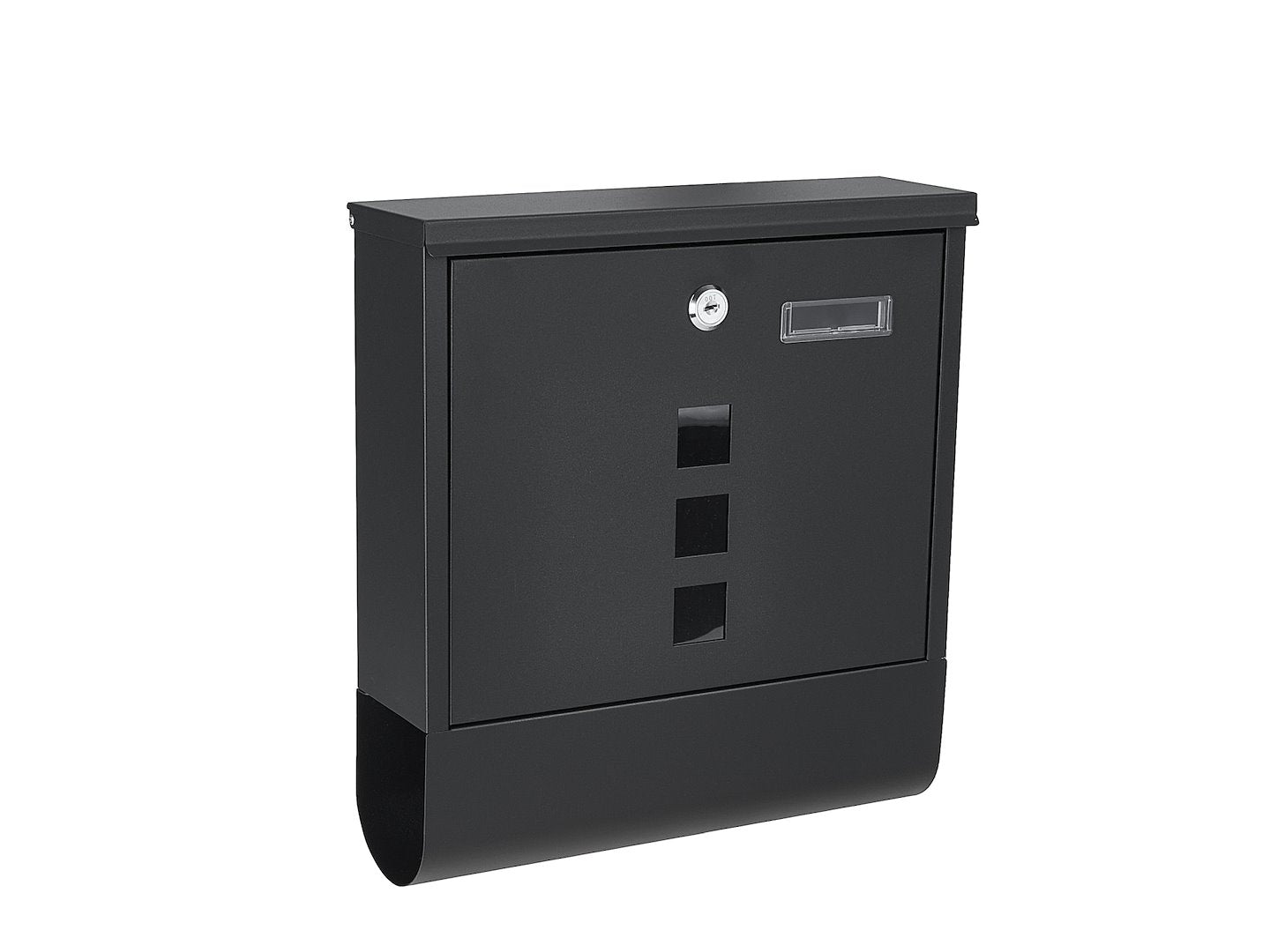 Poštová schránka 34 x 30,7 x 10cm, čierna
