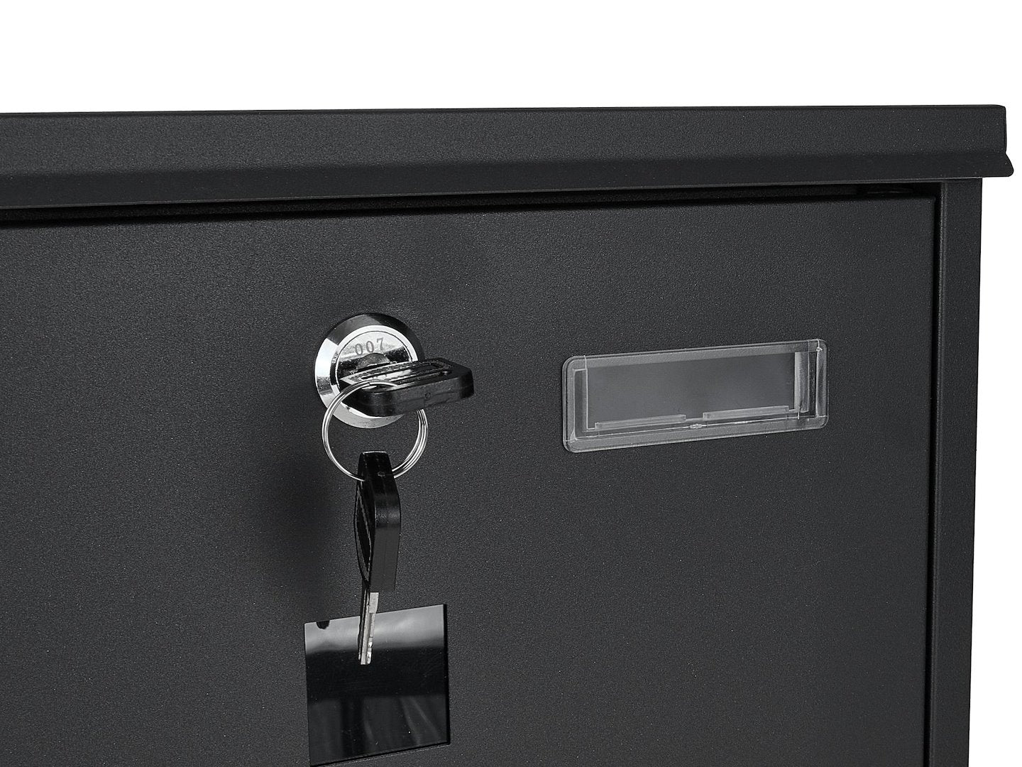 Poštová schránka 34 x 30,7 x 10cm, čierna