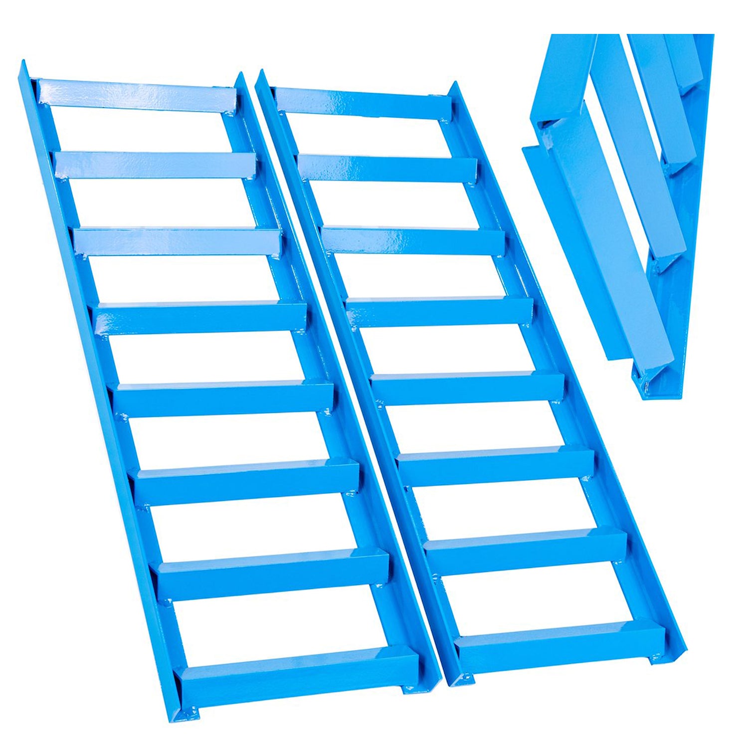 Predĺženie nájazdovej rampy, oceľové, nízke, 80cm, sada 2ks