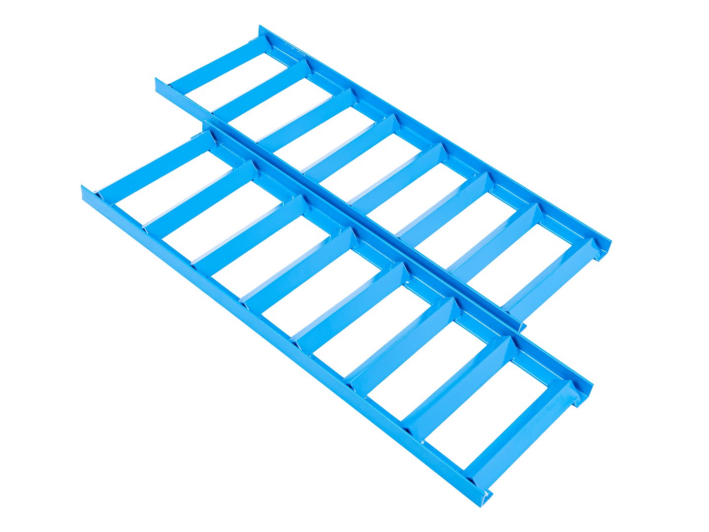 Predĺženie nájazdovej rampy, oceľové, nízke, 80cm, sada 2ks