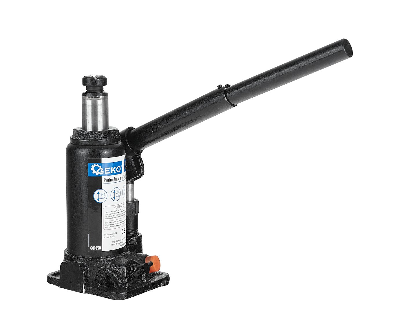 Hydraulický fľašový zdvihák 2t Geko