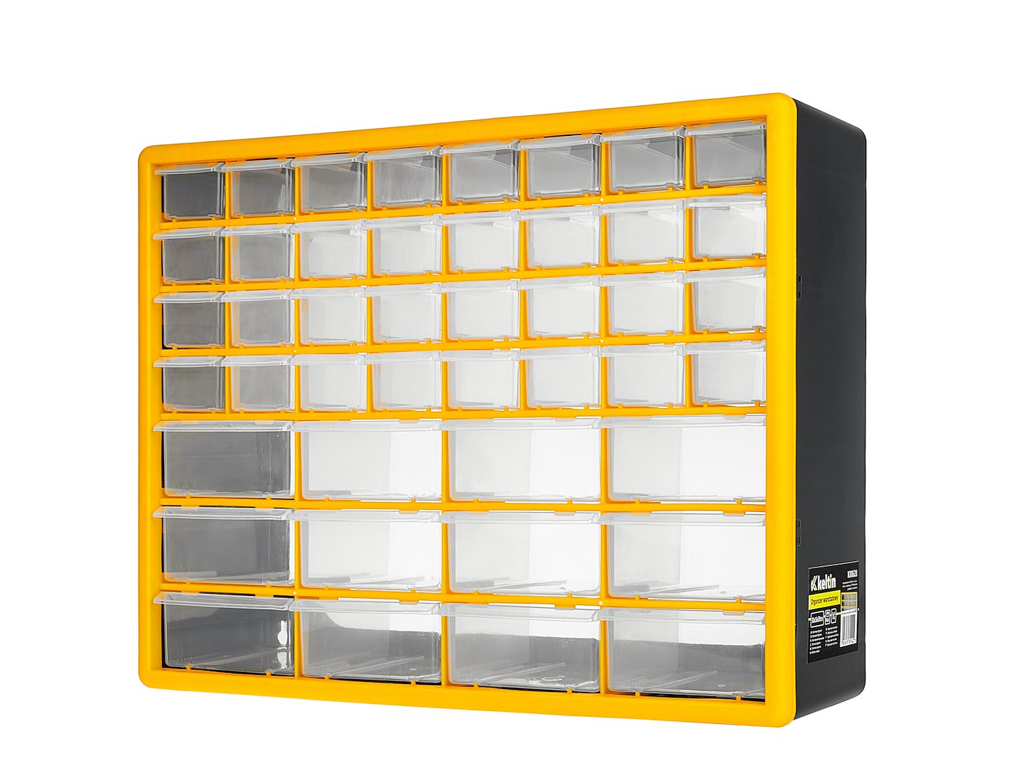 Dielenský organizér so zásuvkami 50 × 16 × 39cm, 44 zásuviek, Keltin