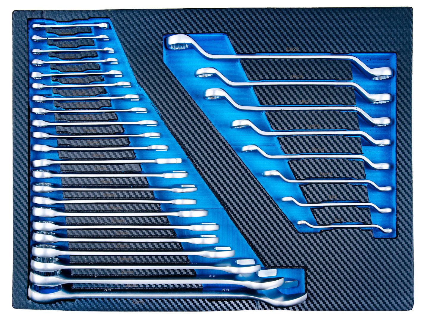 Dielenský vozík s náradím, 12 zásuviek, 501ks, 10 vložiek carbon, Geko