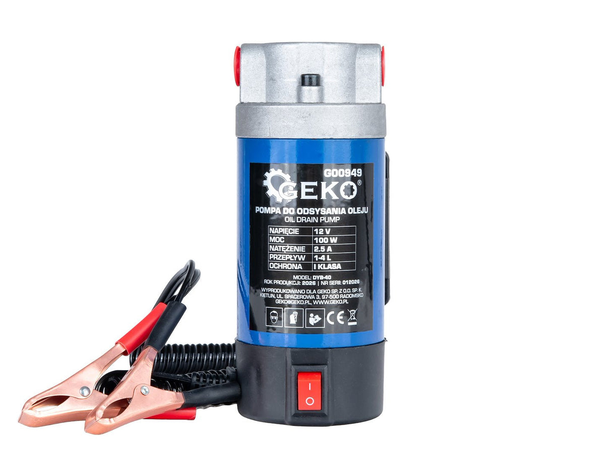 Elektrické čerpadlo na prečerpávanie oleja 12V Geko
