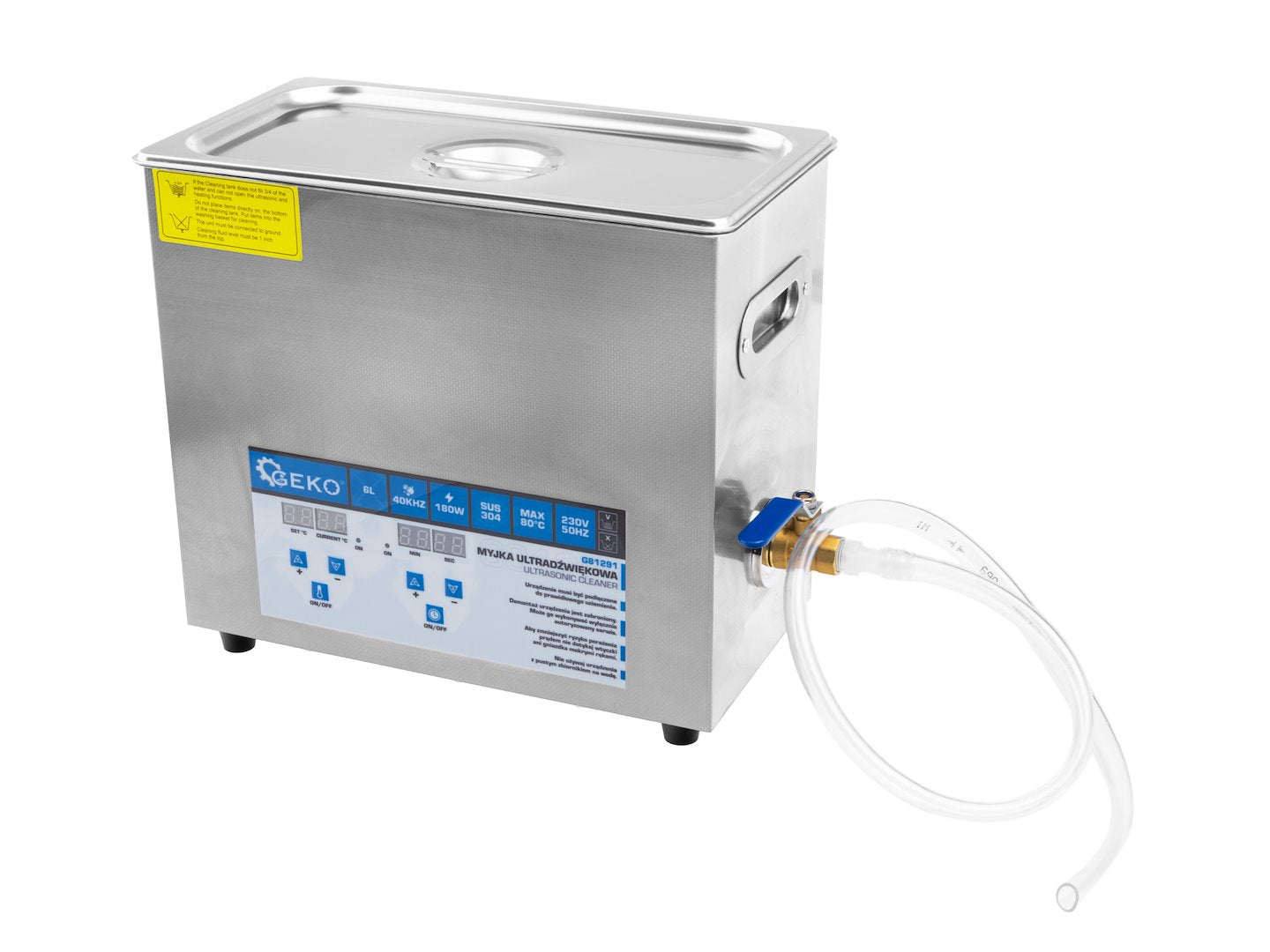 APARAT DE CURATAT CU ULTRASUNETE 6L 180W - GEKO