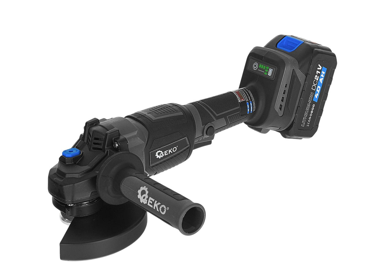 Akumulátorová uhlová brúska - flexa 125mm 950W 21V 4Ah Geko