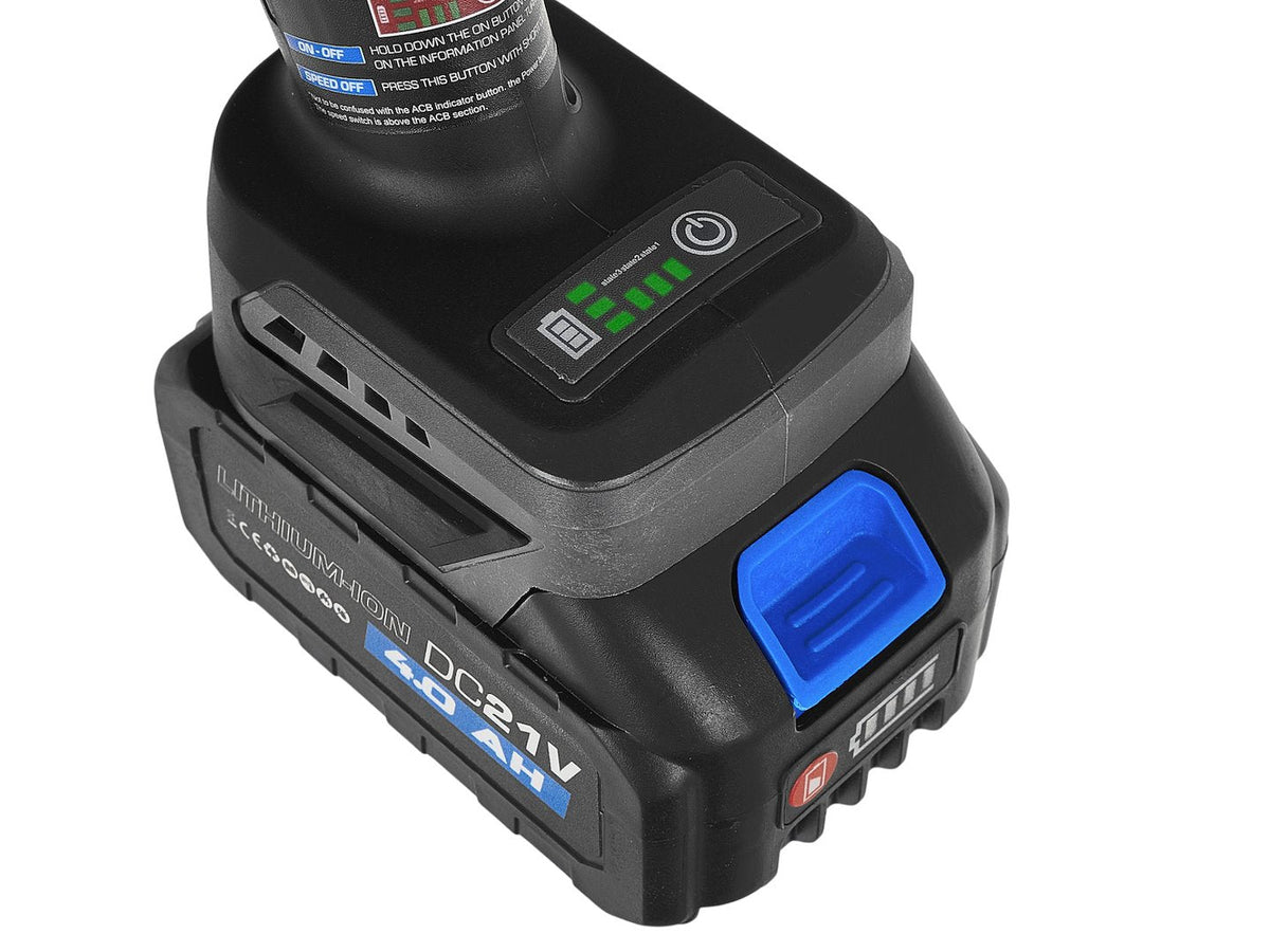 Akumulátorová uhlová brúska - flexa 125mm 950W 21V 4Ah Geko