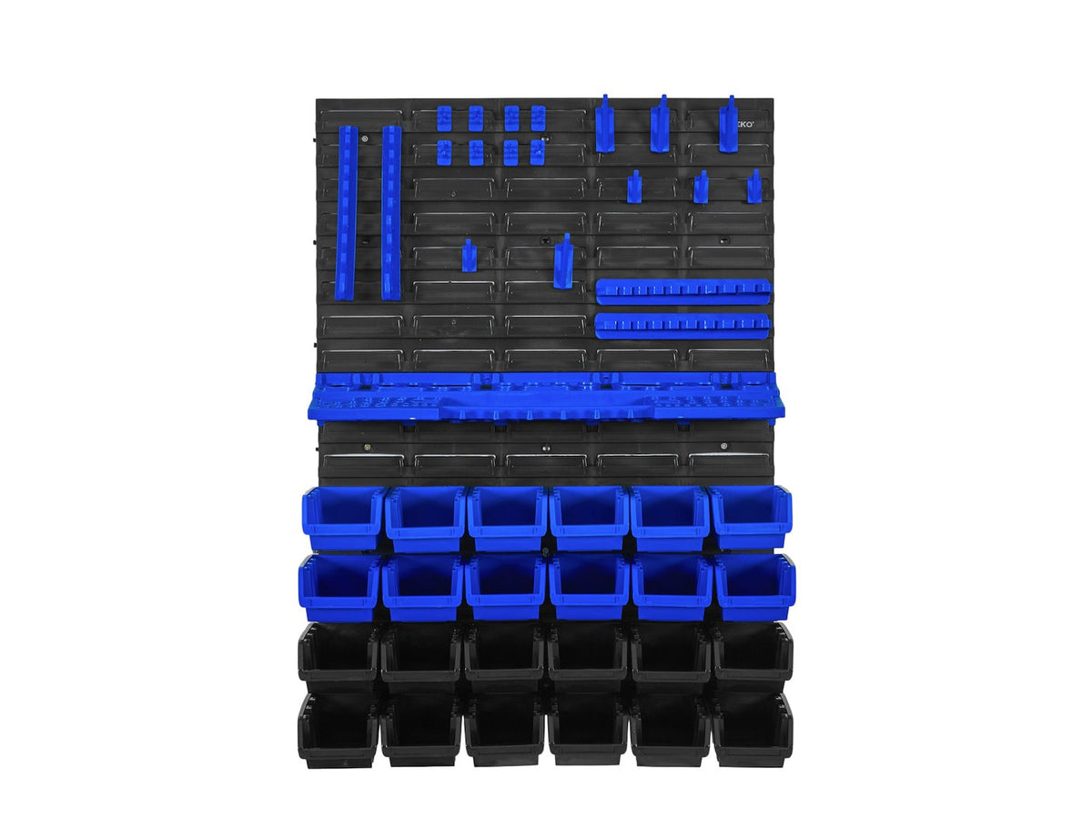 Nástenný organizér na náradie s úložnými boxmi 576x780mm, Geko