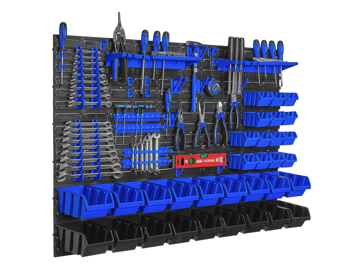 Nástenný organizér na náradie s úložnými boxmi 1152x780mm, 78ks Geko