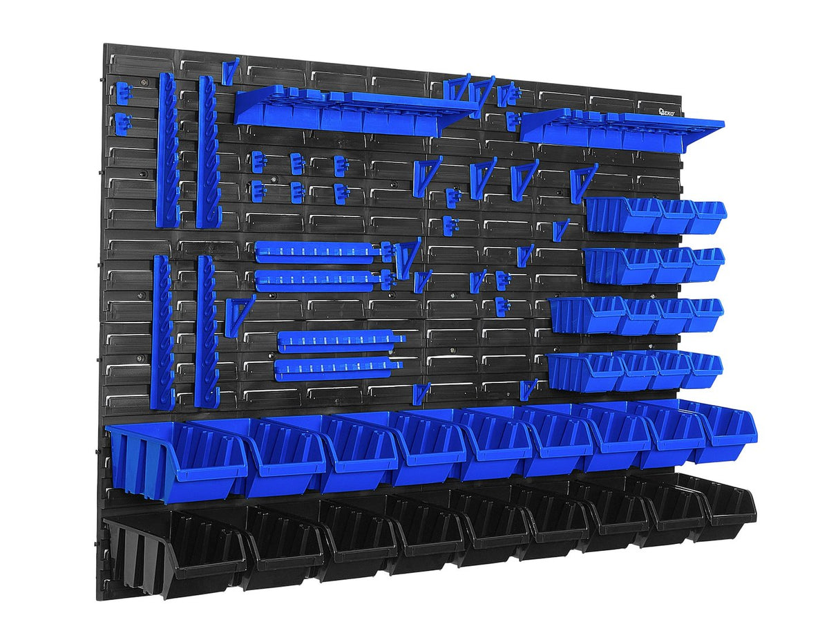 Nástenný organizér na náradie s úložnými boxmi 1152x780mm, 78ks Geko
