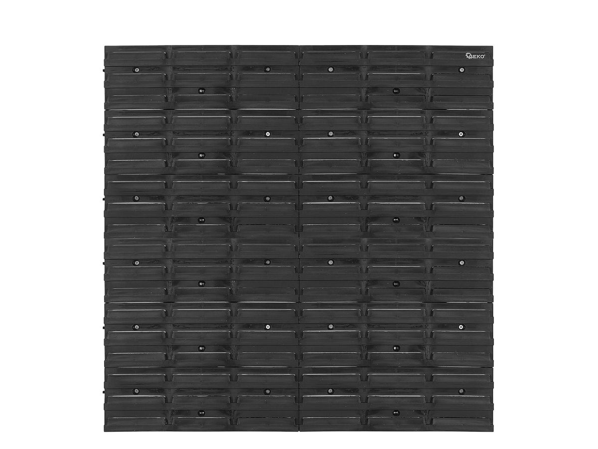 Nástenný organizér s 82 úložnými boxmi 780x780mm Geko