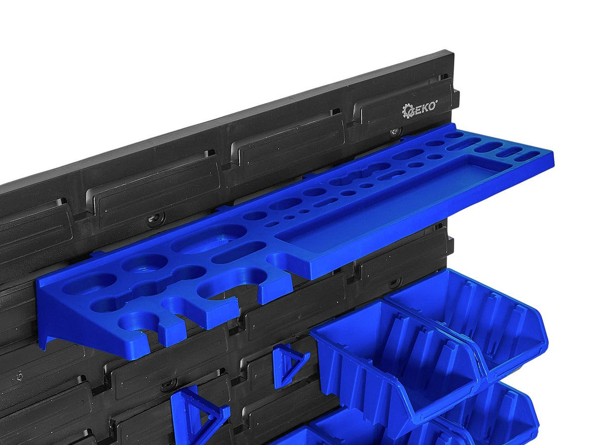 Nástenný organizér na náradie s úložnými boxmi 1152x780mm, 69ks Geko