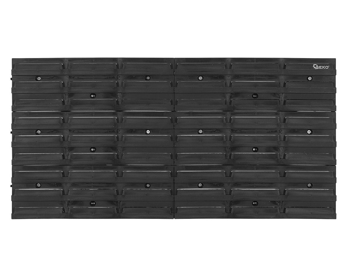 Nástenný organizér na náradie s úložnými boxmi 390x780mm Geko