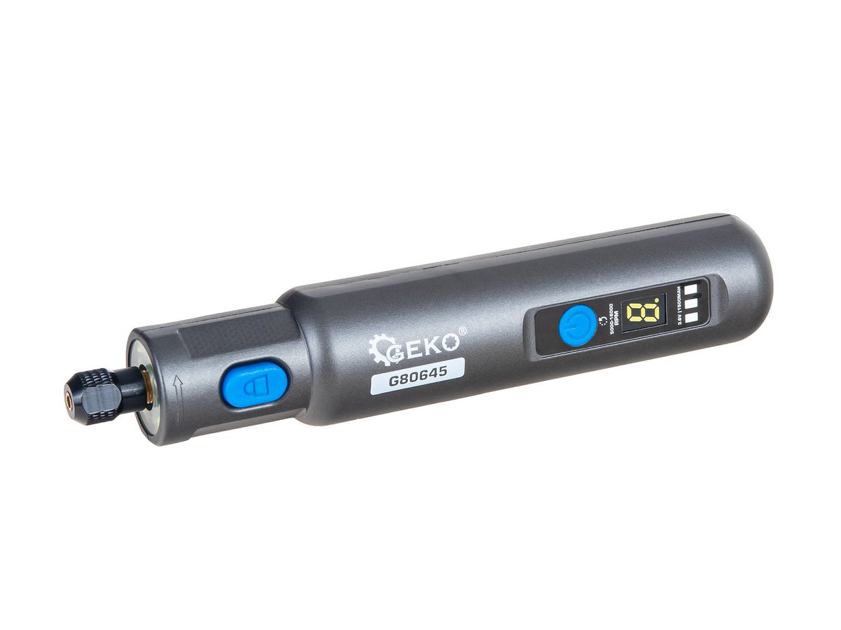 Mini akumulátorová brúska 3,6V 1500mAh, s príslušenstvom, Geko