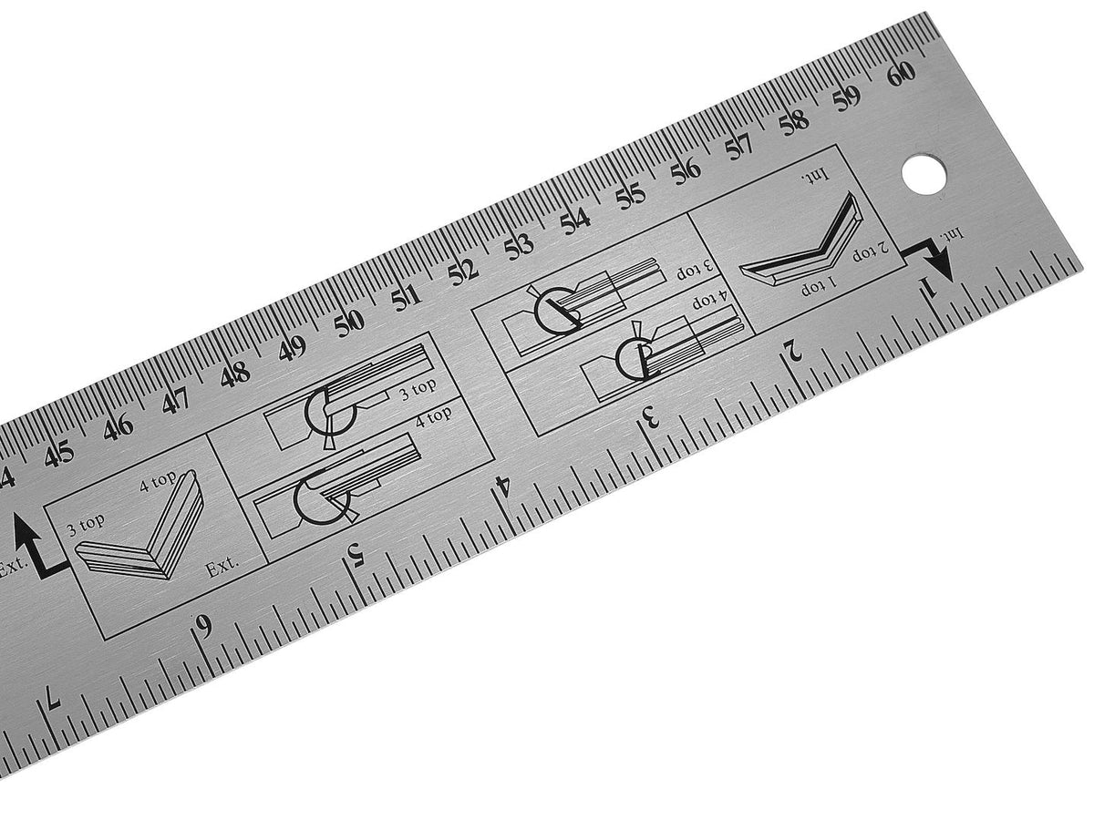Nastaviteľný stolársky uholník 600mm Geko