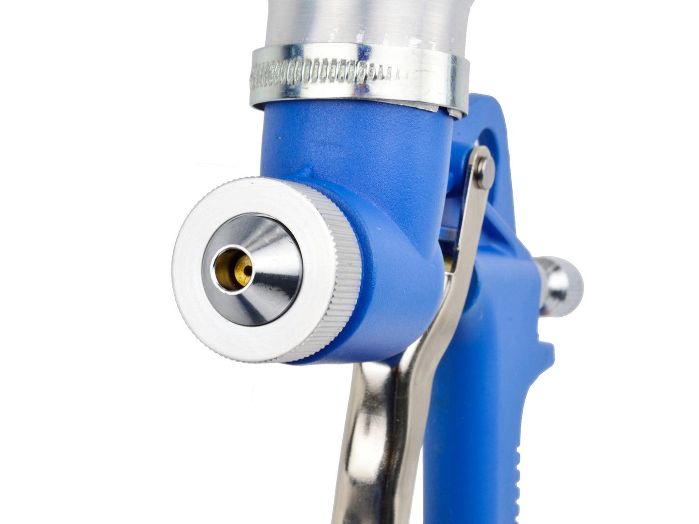 Pneumatická pištoľ na omietku, stierku, farbu, sadru, tryska 4-6-8mm, kovová nádržka 4,5l