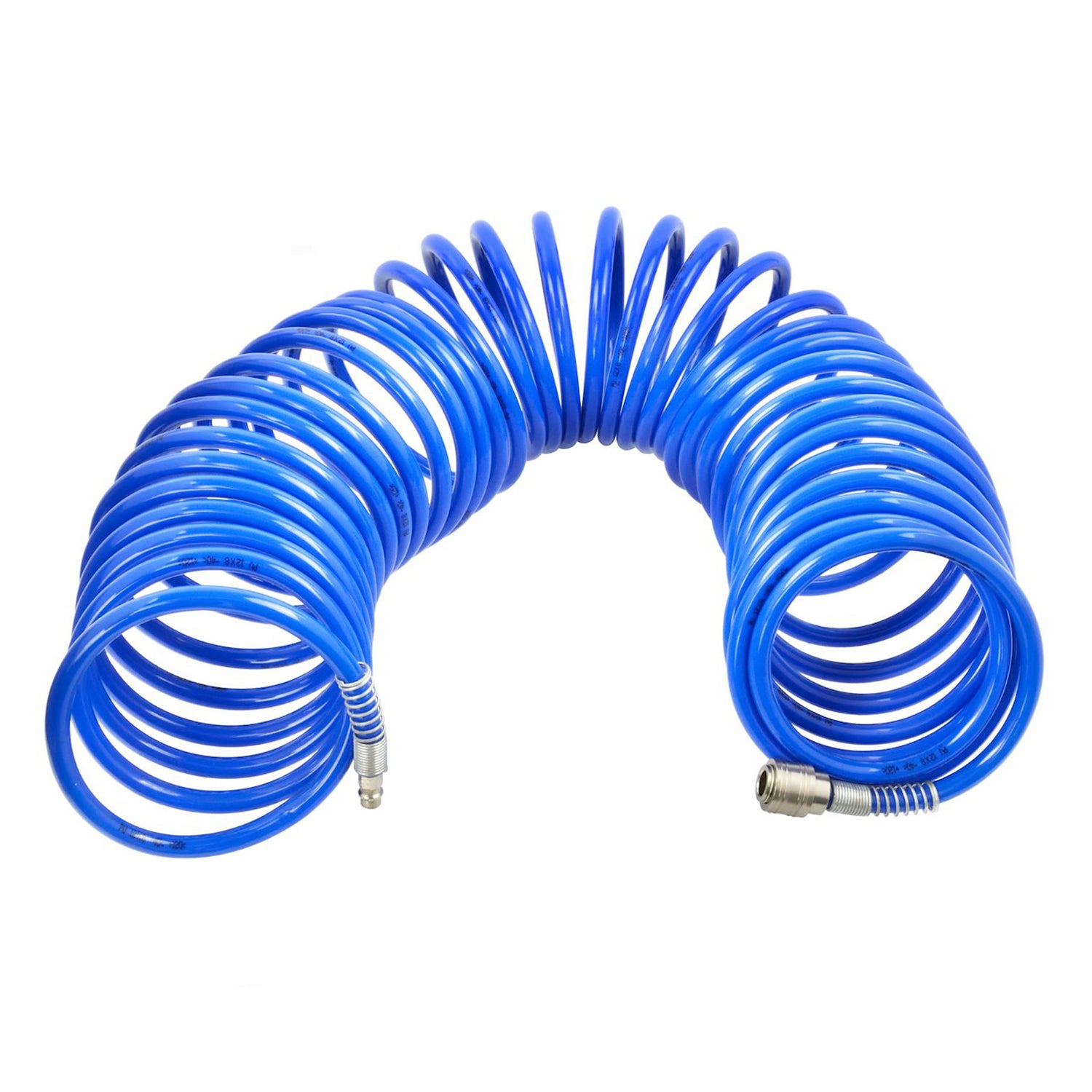 Špirálová vzduchová hadica 15m s rýchlospojkami Geko