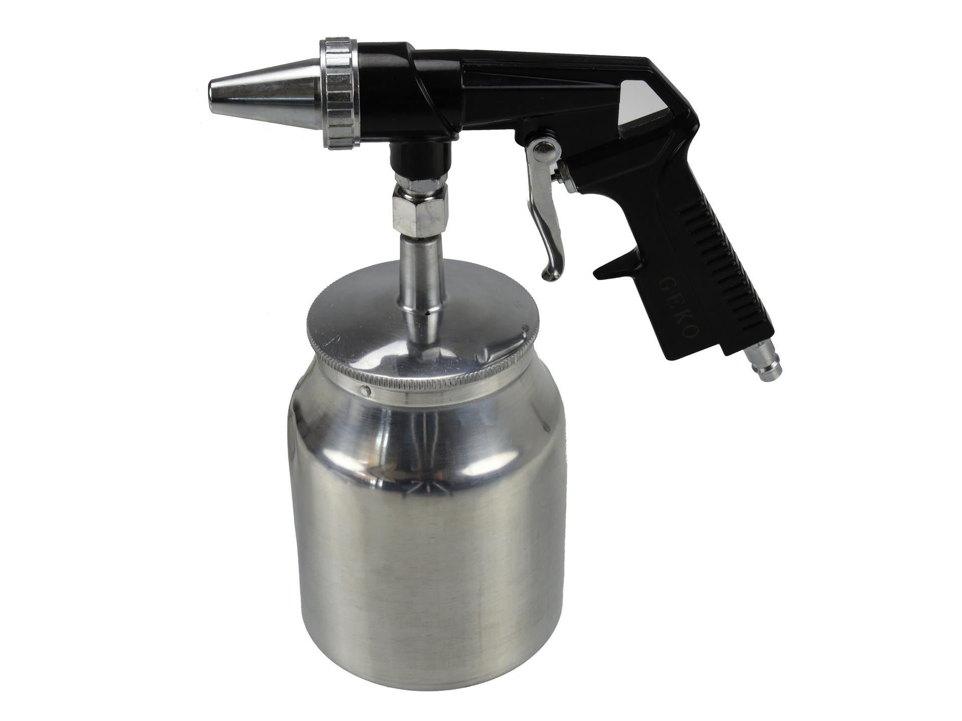 Pieskovacia pištoľ s nádržkou geko