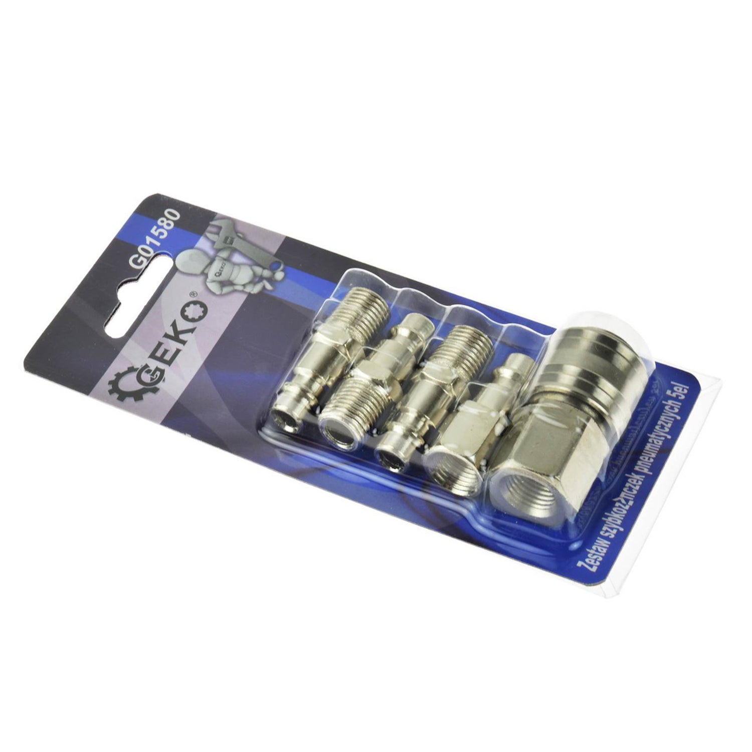 Sada 5 rýchlospojok Geko