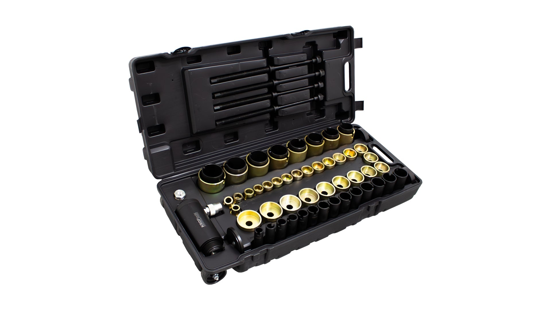 Sada hydraulických prípravkov na montáž a demontáž ložísk a silentblokov 63ks