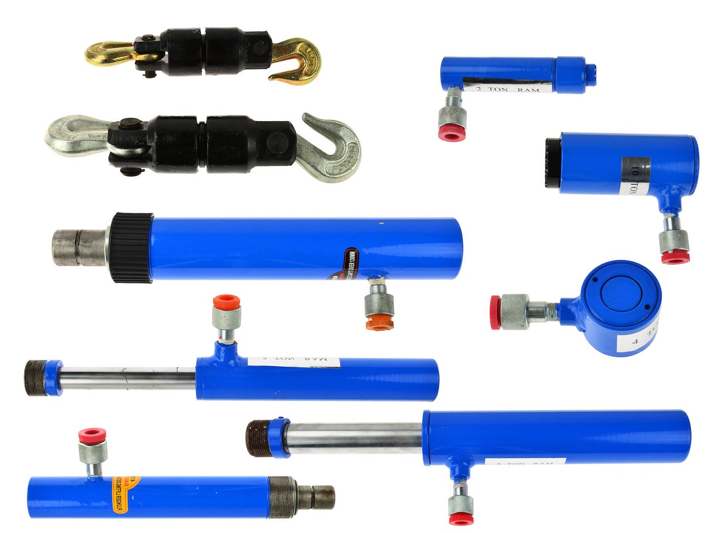 Sada hydraulických sťahovacích valcov Geko