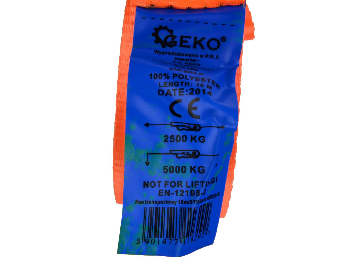 Upínací popruh 10 m 5 t 50 mm