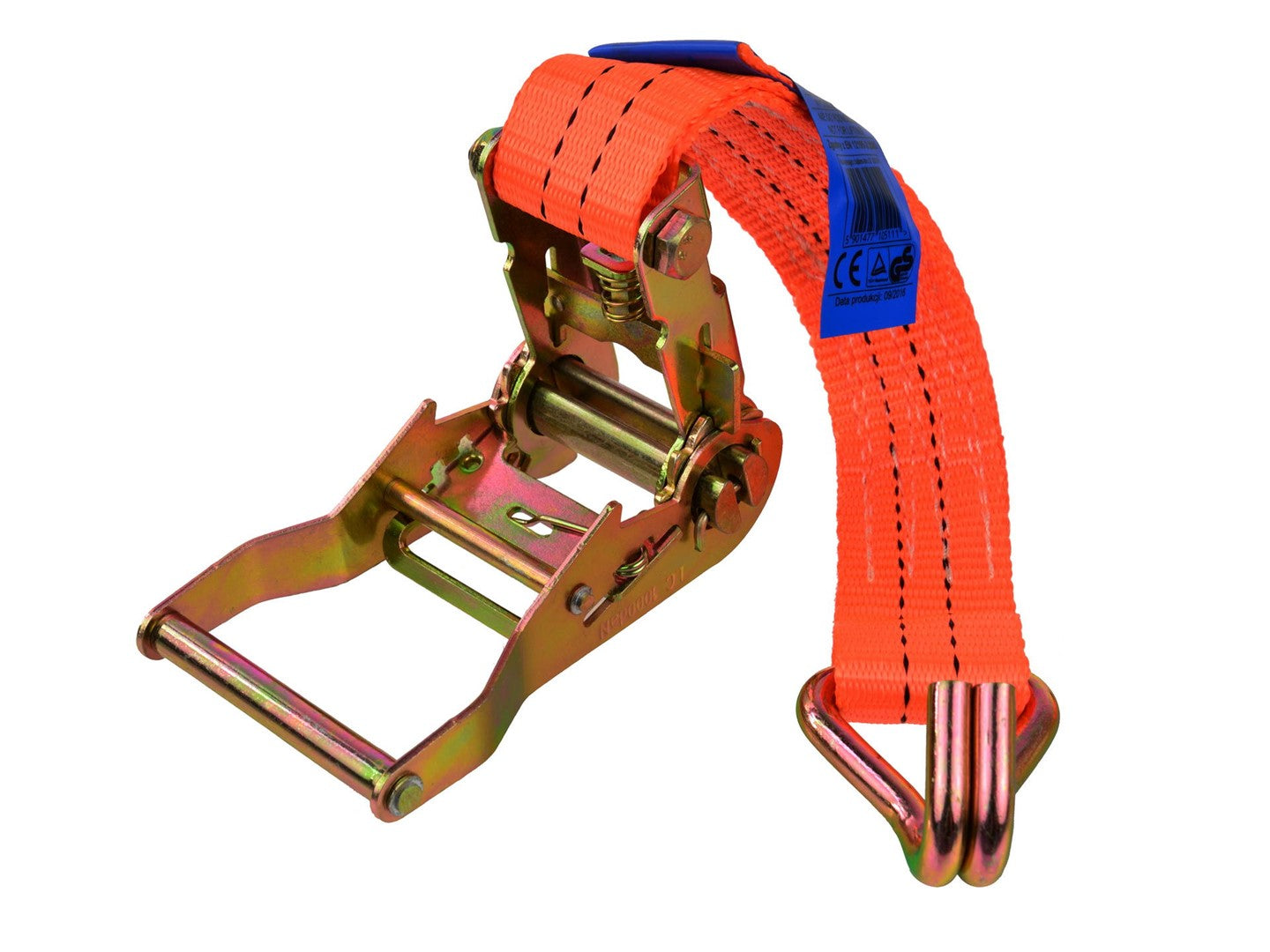 Upínací popruh s račňou 4 m 2 t 35 mm