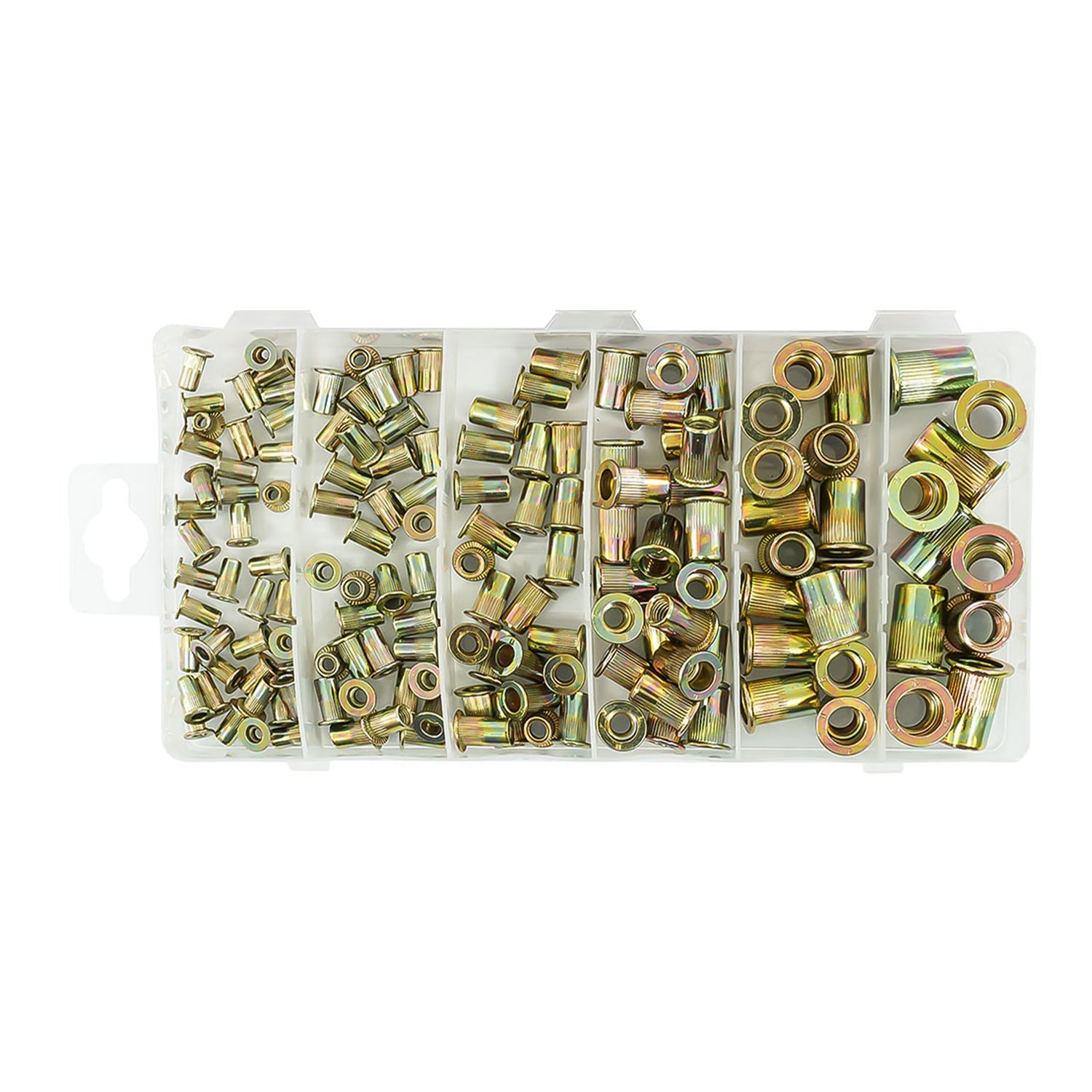 Sada nitovacích matíc m3-m10, 150 kusov