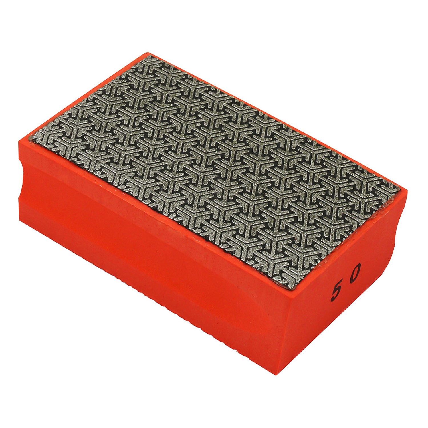 Diamantová brúsna hubka na ručné brúsenie, zrnitosť 50, 93 x 59 x 32mm - na dlažbu, žulu, mramor a prírodný kameň