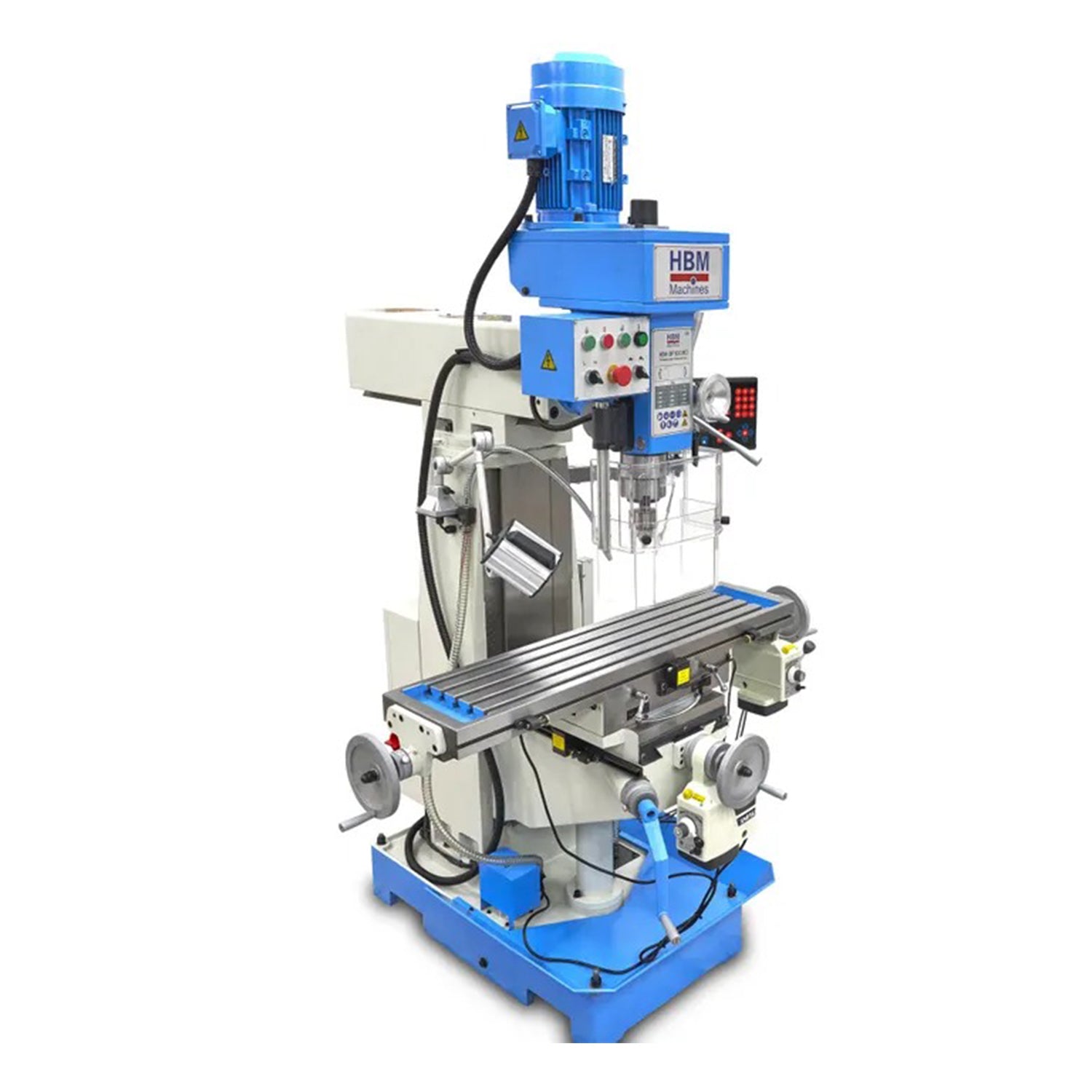 Profesionálna frézka a vŕtačka s veľkým stolom a digitálnym displejom BF 60 400V