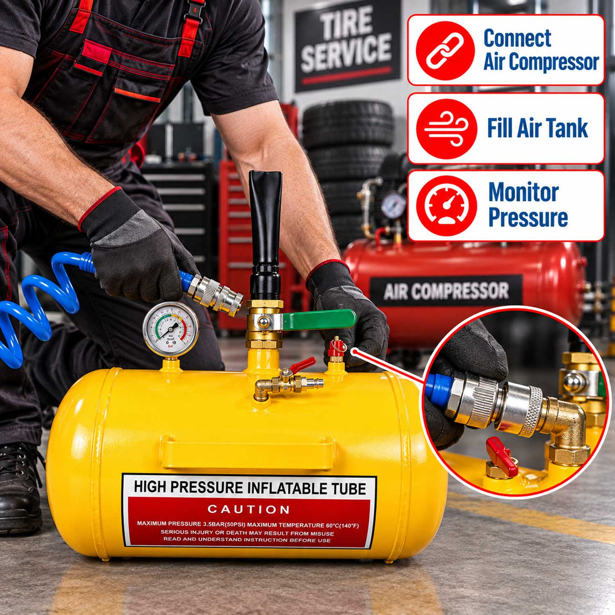 Vzduchové delo 18l Gebo Tools