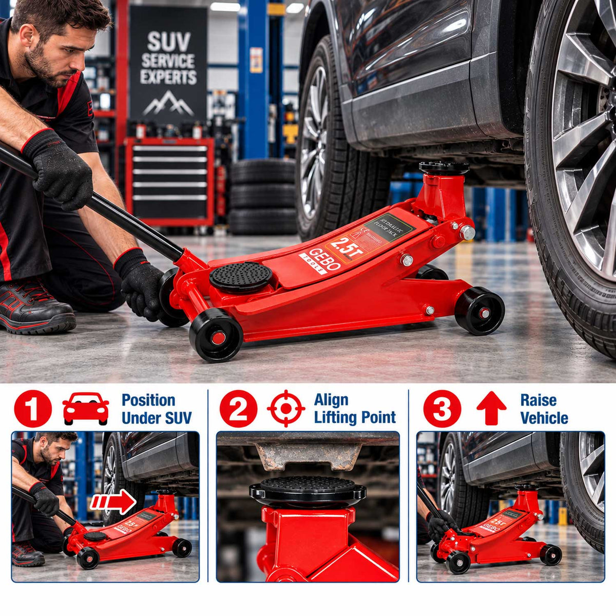 Hydraulický nízkoprofilový pojazdný zdvihák - žaba, 2,5t