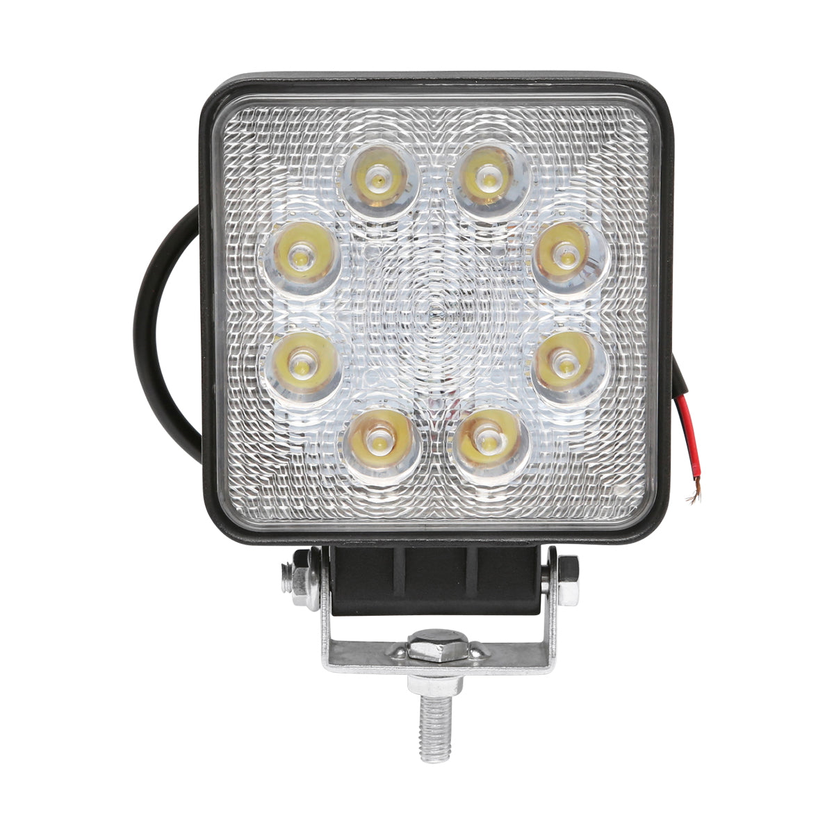 LED pracovné svetlo 8 LED, 10 - 60V, 24W, uhol svietenia 60°, štvorcové