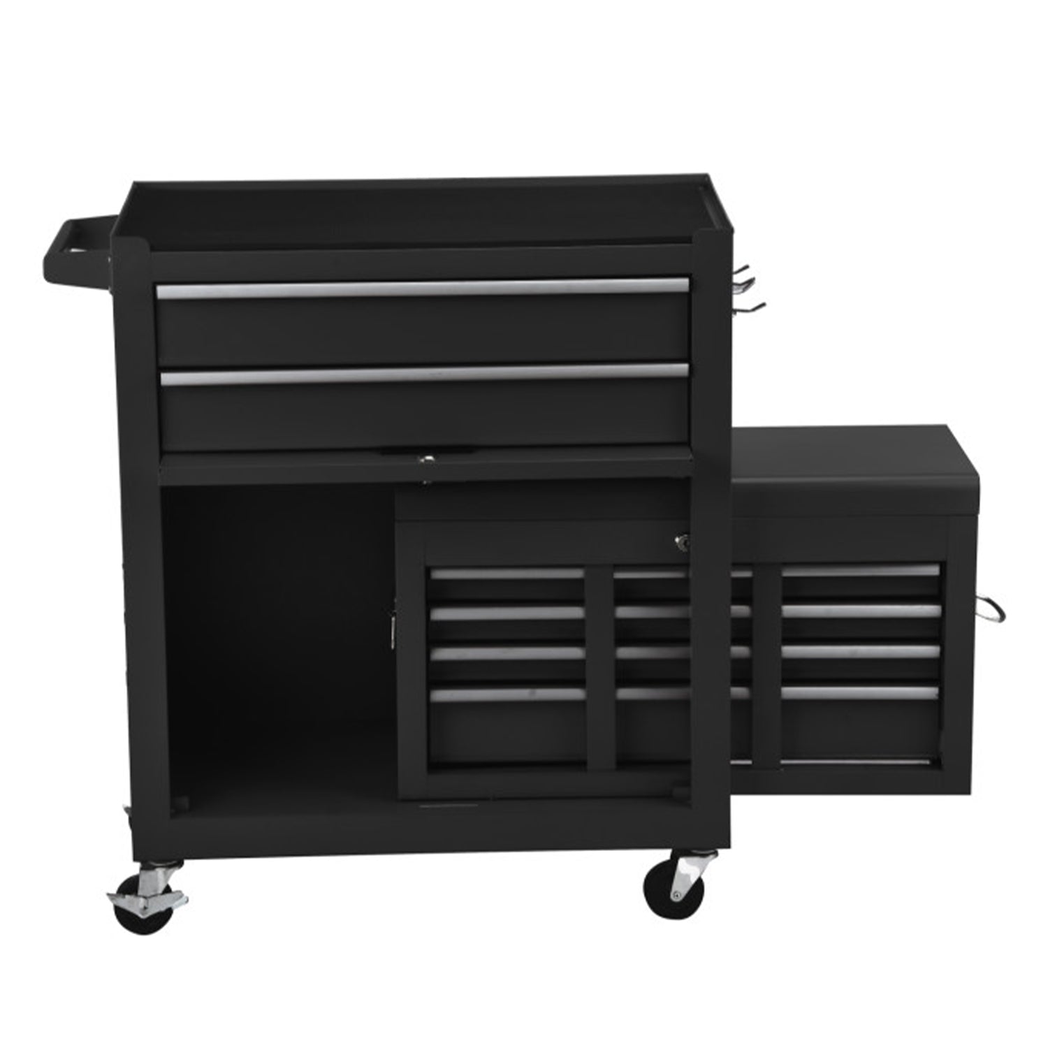 Dielenský vozík - skrinka na náradie s 8 zásuvkami 2 diely HBM