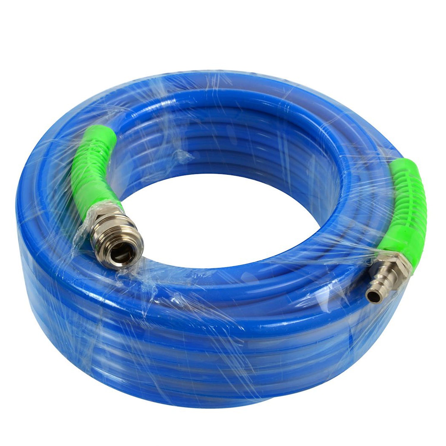 Pneumatická vzduchová hadica z vystuženého polyuretánu 15m, 8 x 12mm, s rýchlospojkami 1/4''