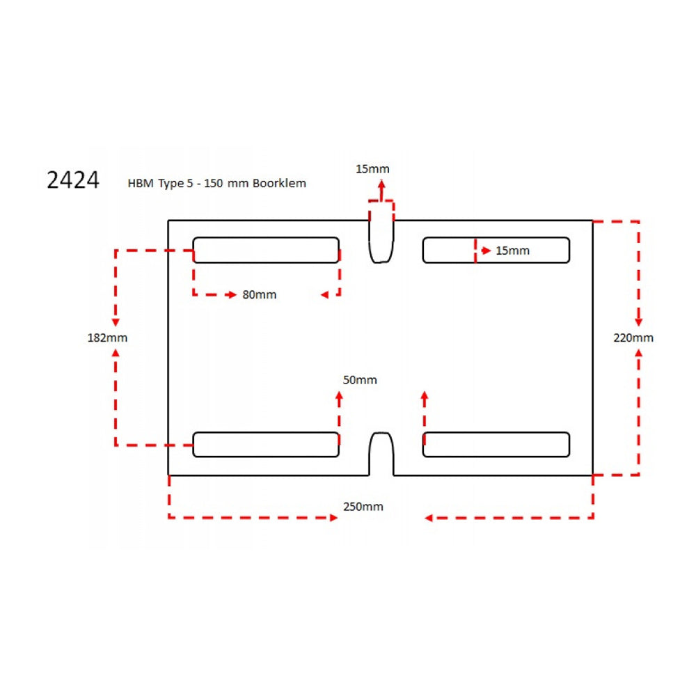 Vŕtací zverák 150 mm typ 5 pre vŕtačku – HBM