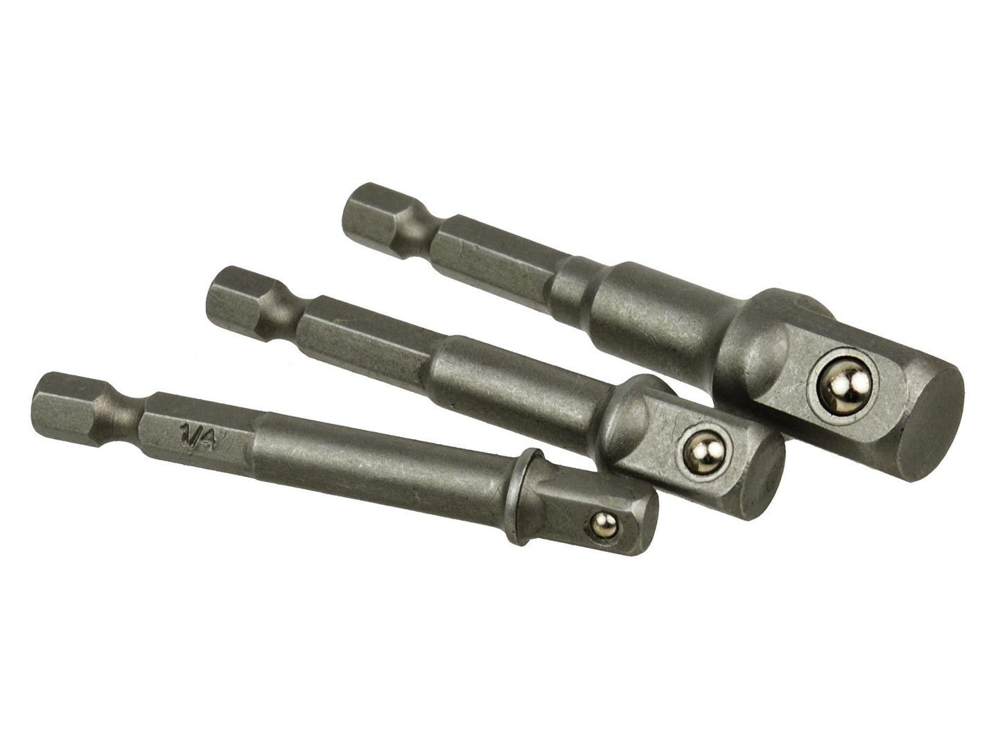 Sada adaptérov na nástrčné hlavice 1/4'' 3/8'' 1/2''