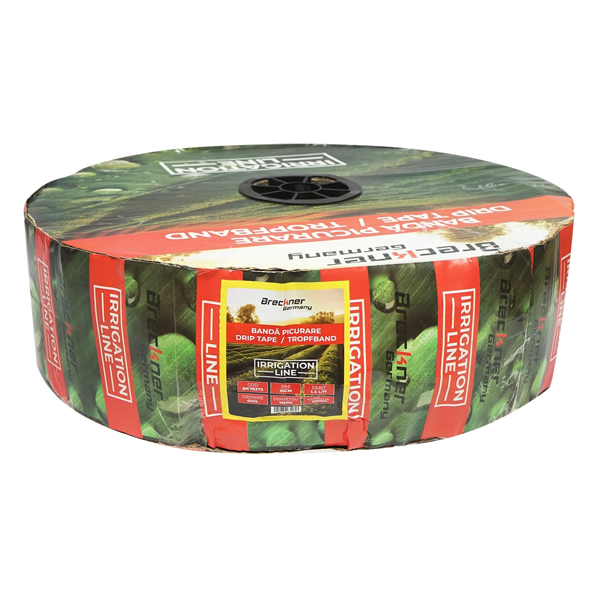 Zavlažovacia kvapková páska, rolka 1000m 1,4l/h, D16mm, rozostup 10cm Breckner Germany
