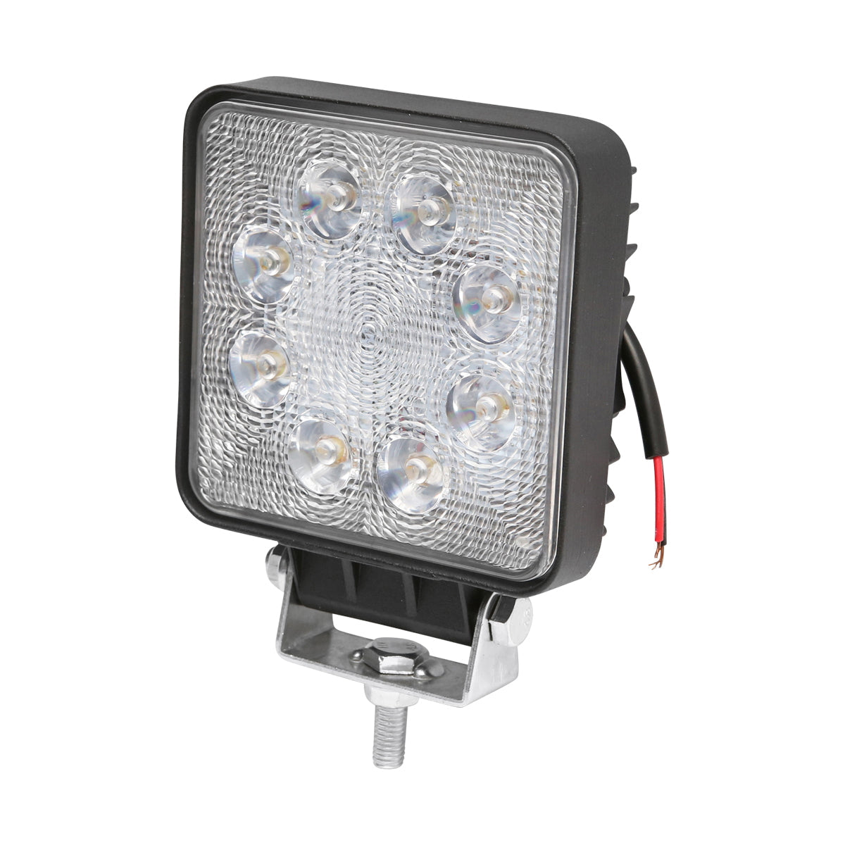 LED pracovné svetlo 8 LED, 10 - 60V, 24W, uhol svietenia 60°, štvorcové