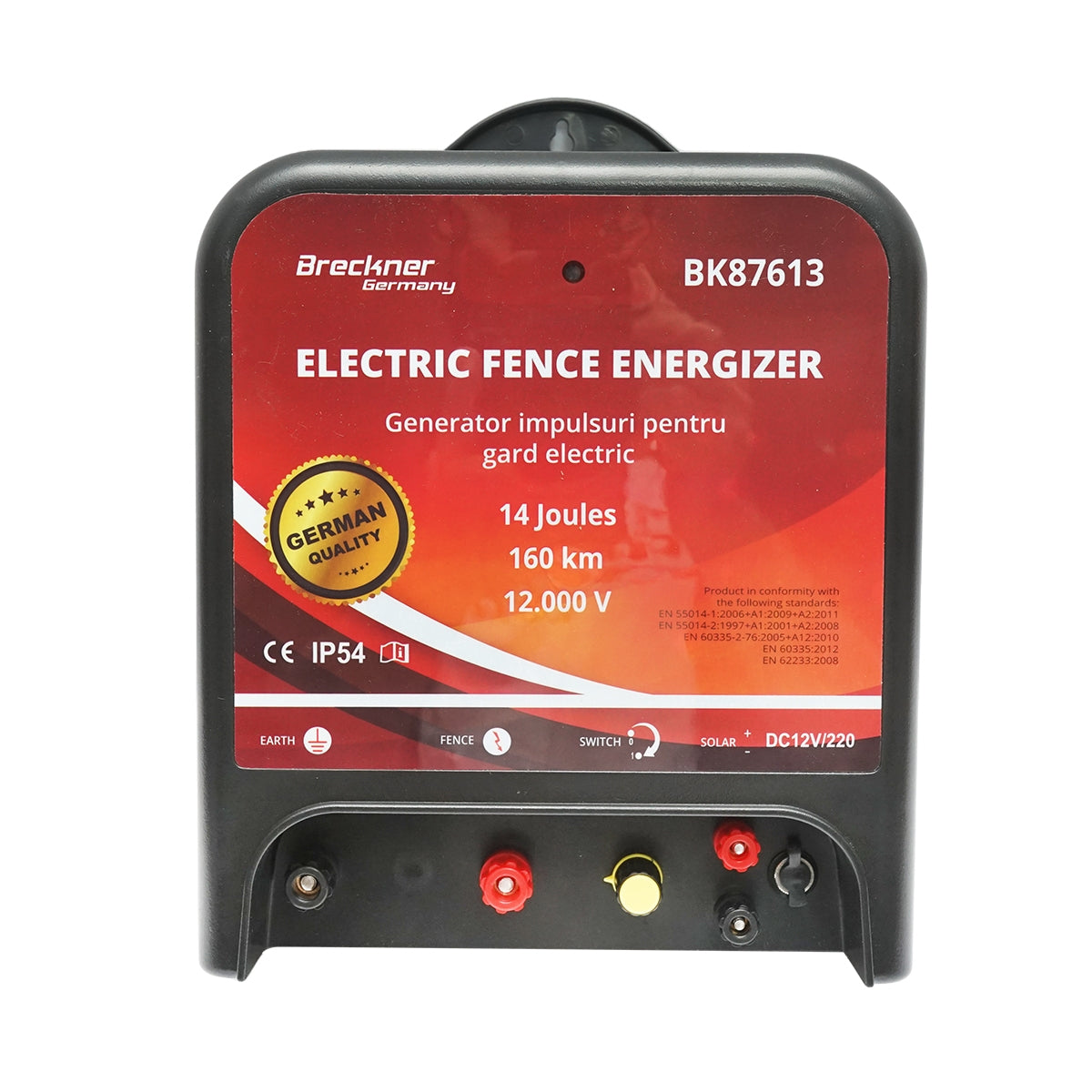 Generátor impulzov - zdroj pre elektrický ohradník 14J, 12/220V, Breckner Germany