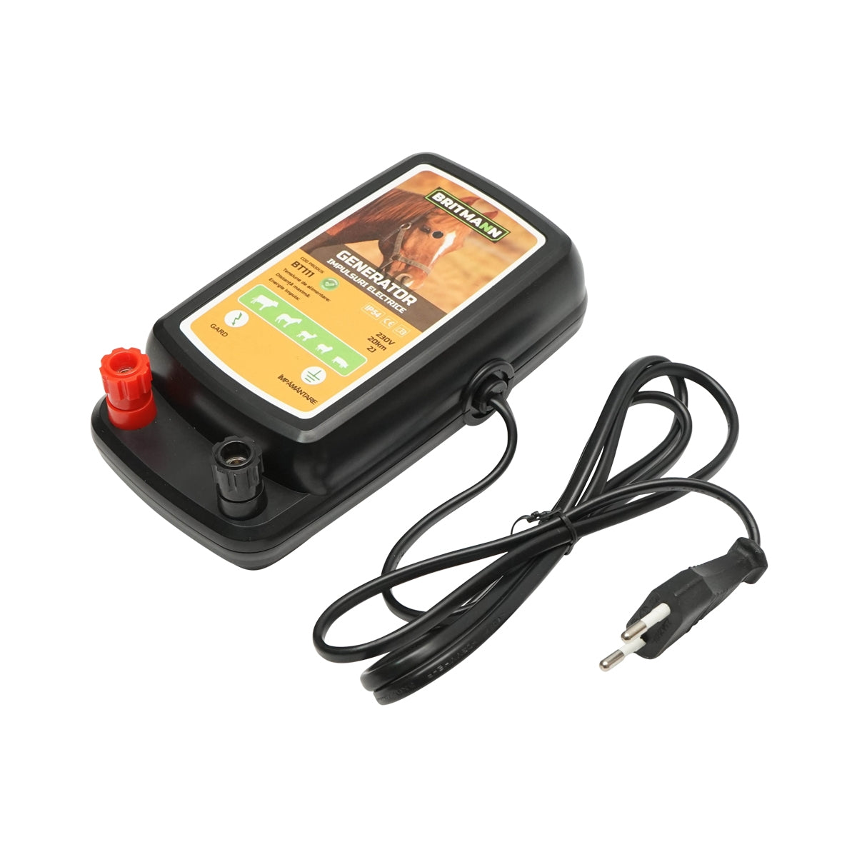 Generátor impulzov - zdroj pre elektrický ohradník 2J, 230V, 20km, IP54 Britmann