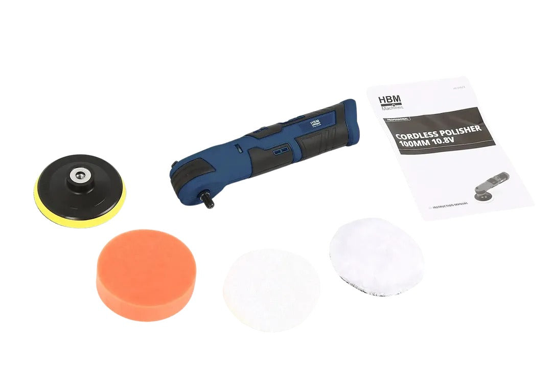 Leštička - bez akumulátora, 100mm, 10,8V HBM