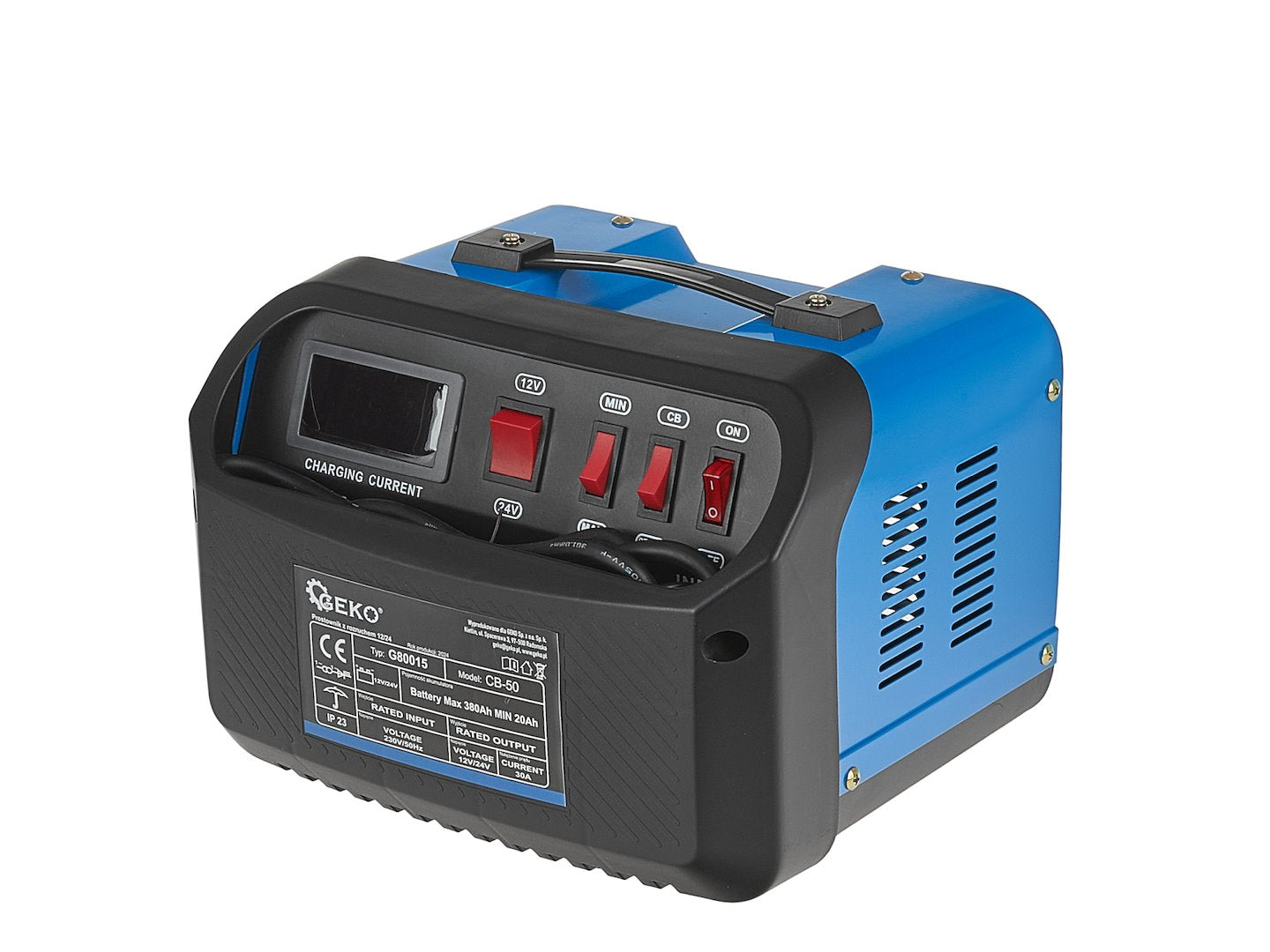 Nabíjačka autobatérií so štartérom CB50 12V /24V, 30A, pre batérie 20 - 380Ah