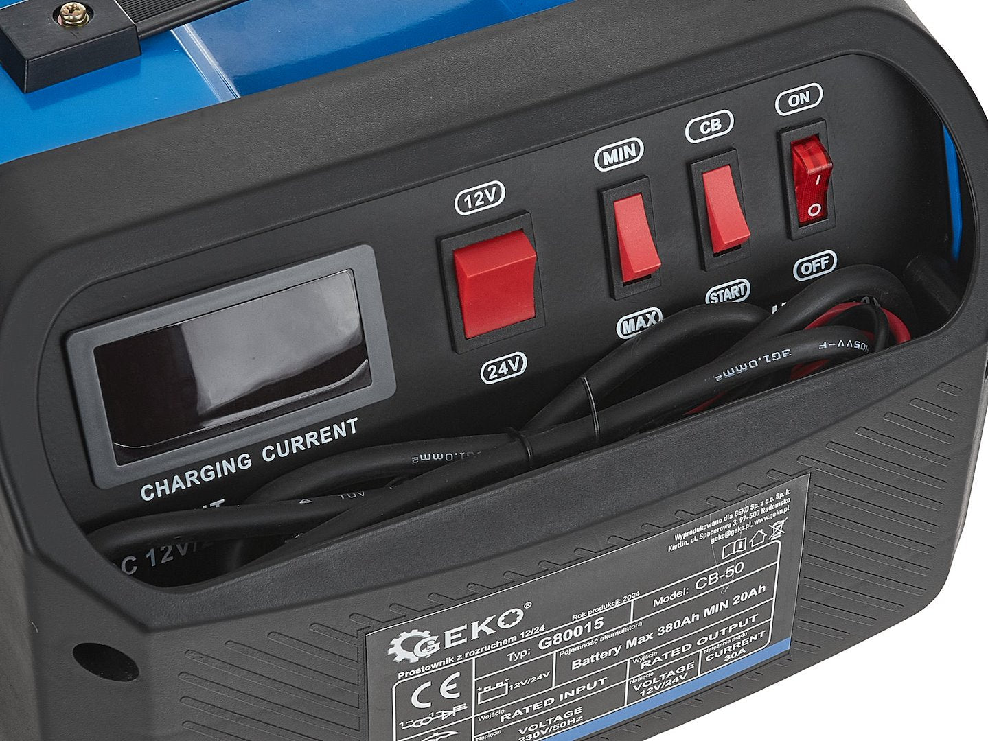 Nabíjačka autobatérií so štartérom CB50 12V /24V, 30A, pre batérie 20 - 380Ah