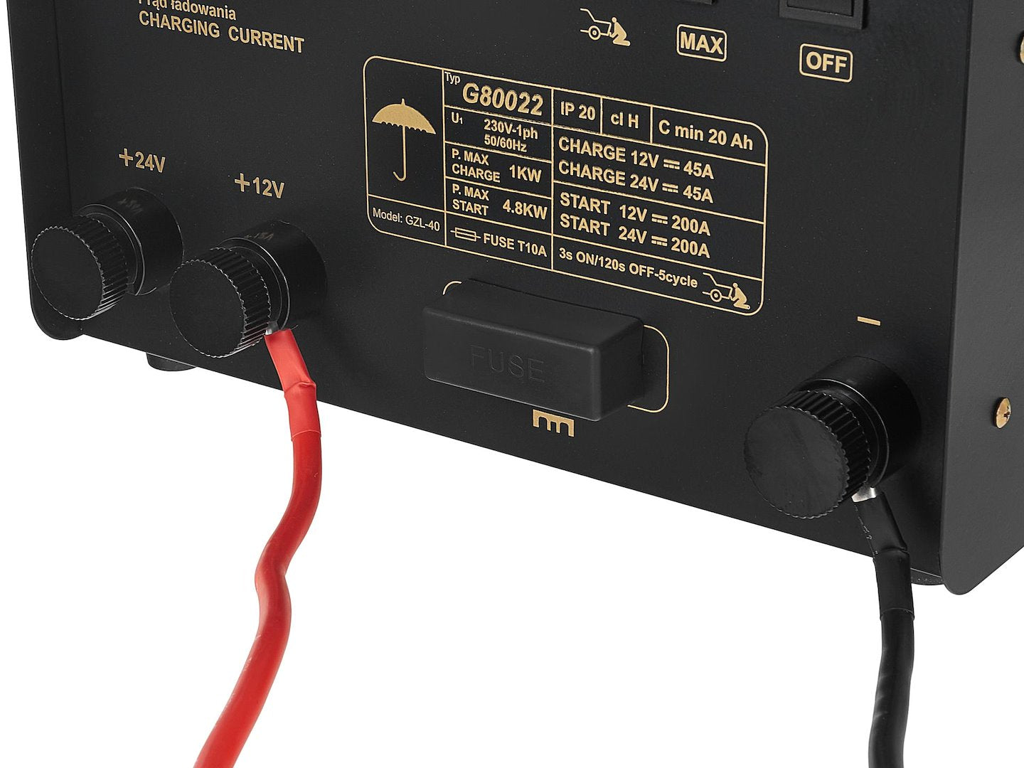 Nabíjačka autobatérií s funkciou štartovania 200A, 12/24V, Geko
